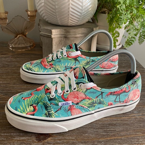Vans Shoes - VANS Van Doren Flamingo Low Skateboarding Shoes Lace Up Sneakers Turquoise Pink